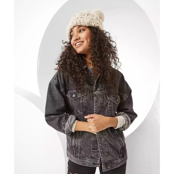 Disney x ae boyfriend denim jacket Clearance